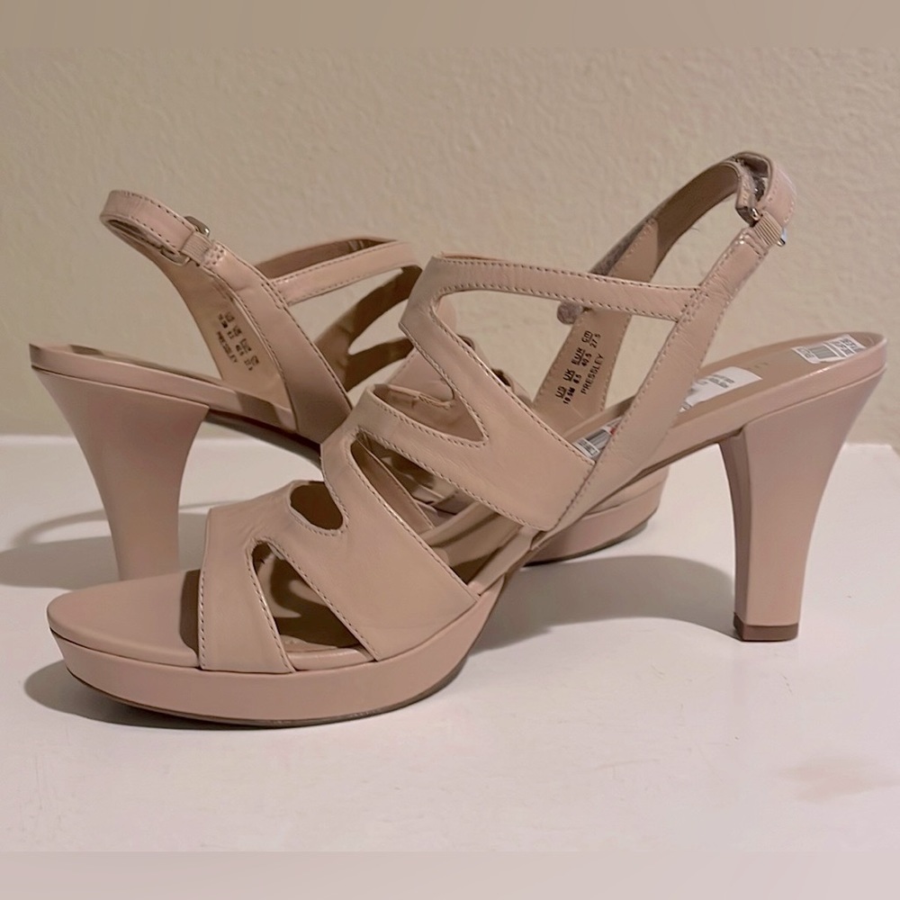 Naturalizer “Pressley” Slingback Platform Sandal, 10.5